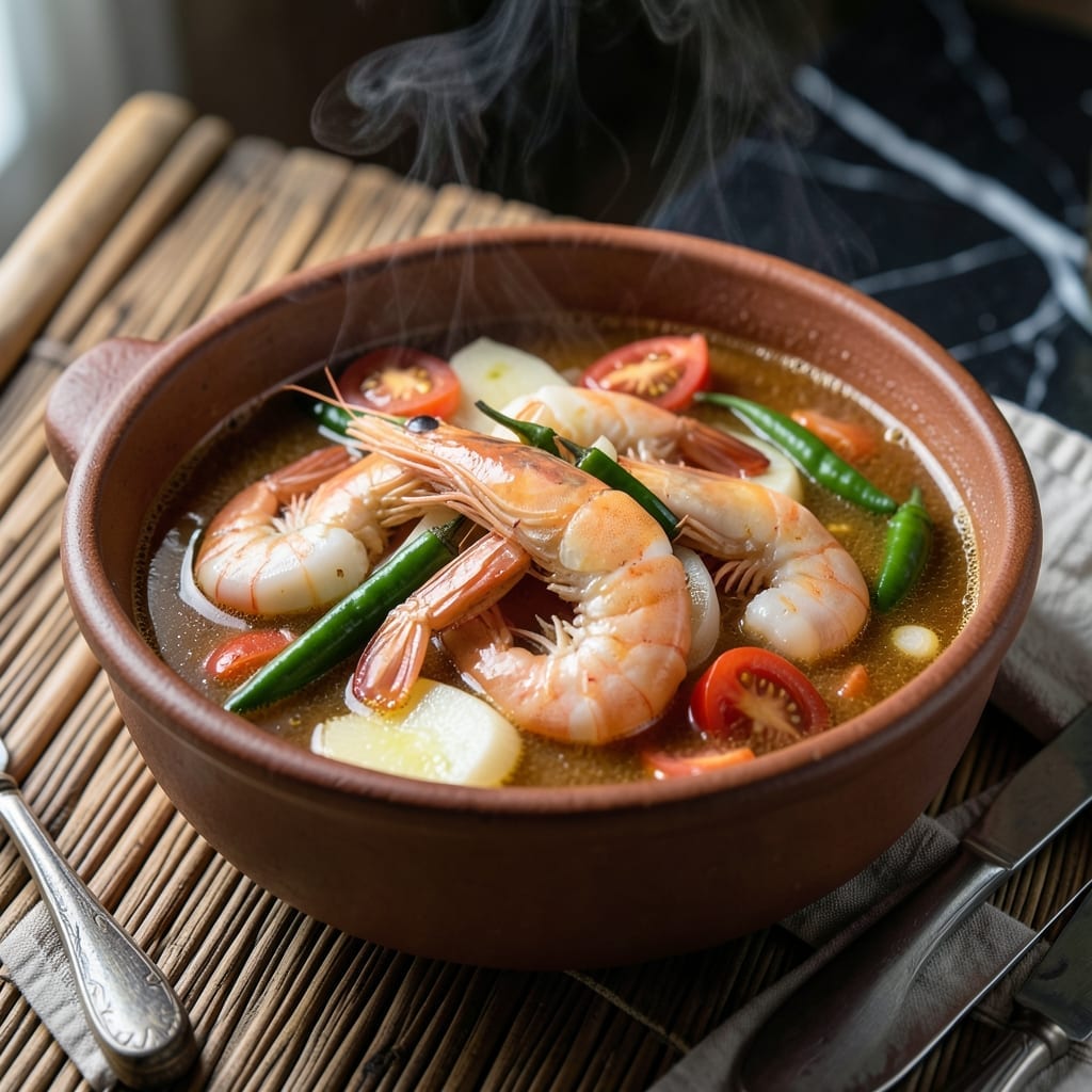 Shrimp Sinigang Recipe Filipino: Tangy Tamarind Broth with Plump Shrimp