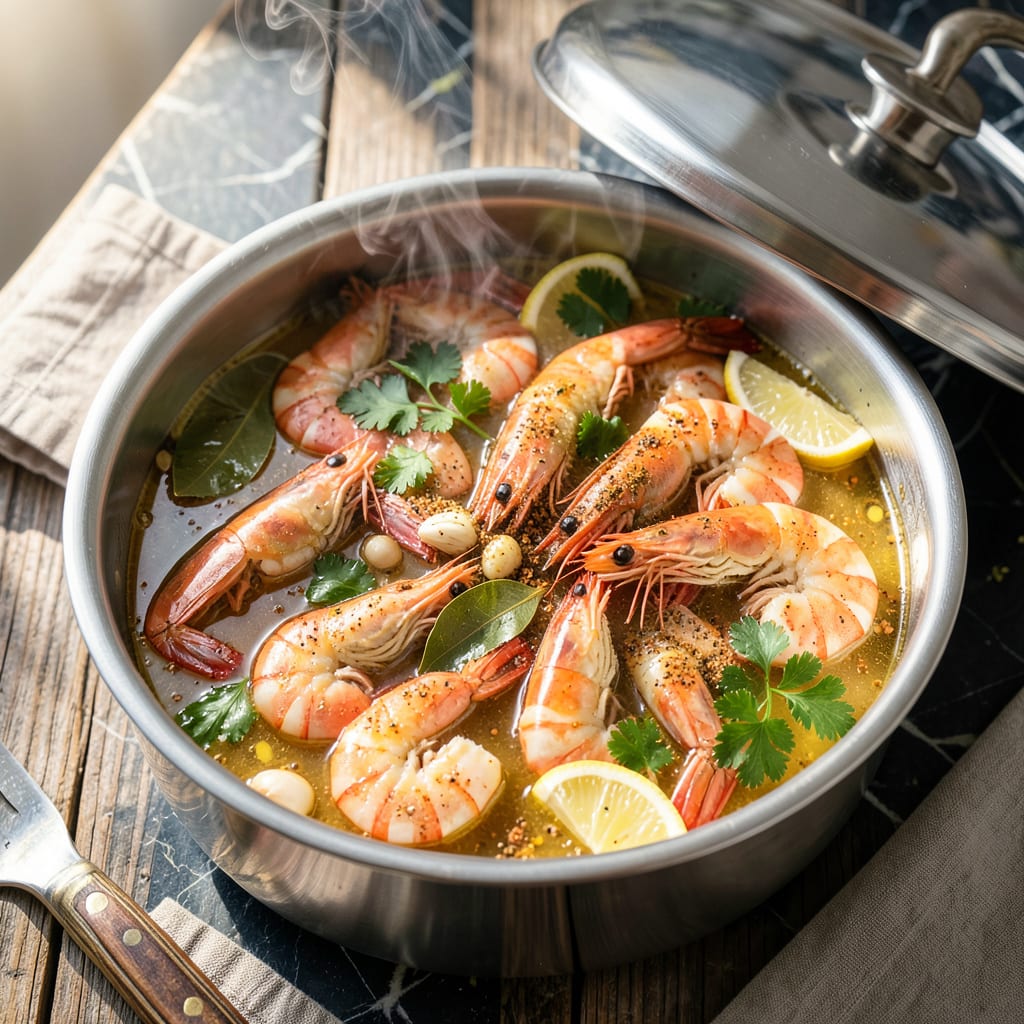 Complete Shrimp Steam Pot Recipe: Garlic Butter Infusion in Minutes overview image