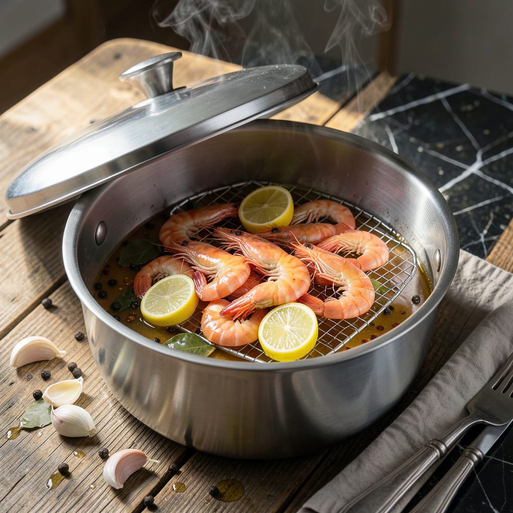 Shrimp Steamer Pot Recipe: Coastal Flavors in a Single Vessel detailed visual guide