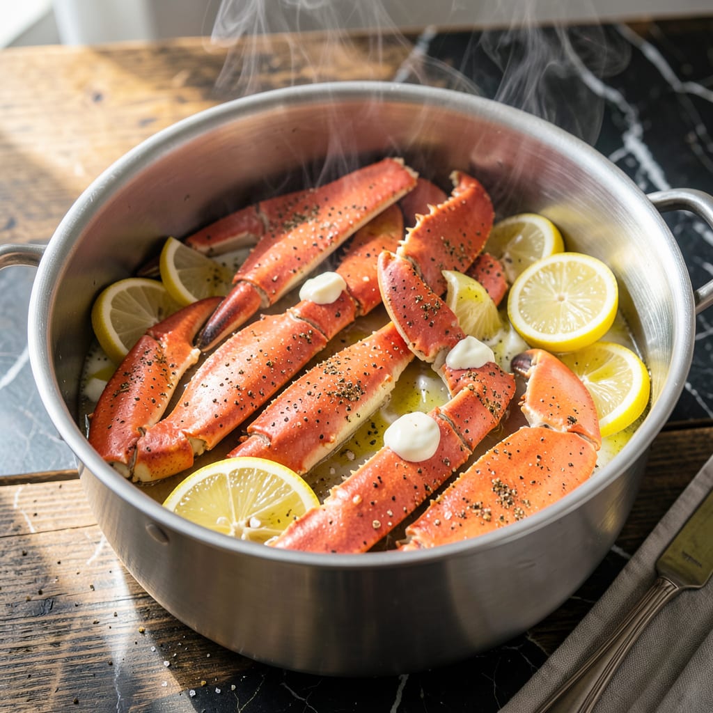 Comprehensive Snow Crab Legs Steam Pot Recipe: Buttery Sweetness in Minutes visual reference