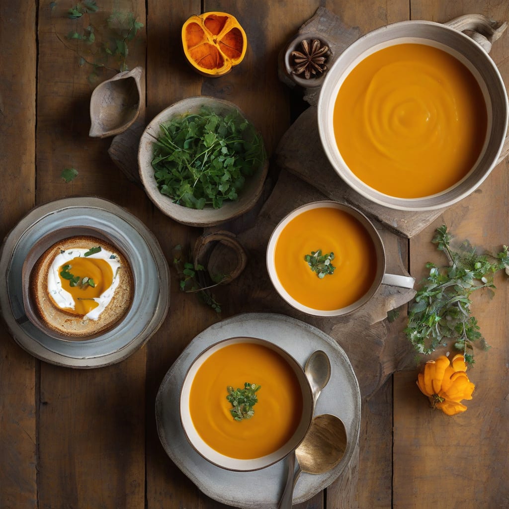So Delicious Butternut Squash Soup Recipe: Creamy Comfort in a Bowl illustration with key details