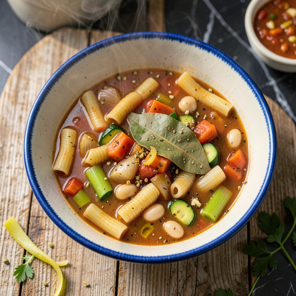 Complete spaghetti factory minestrone soup recipe overview image
