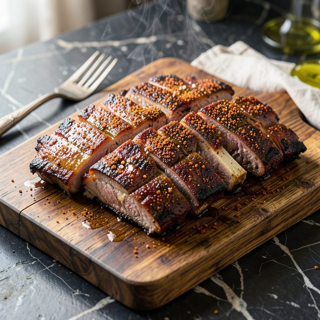 St Louis Rib Oven Recipe: Fall Off The Bone Smoky Sweetness illustration with key details