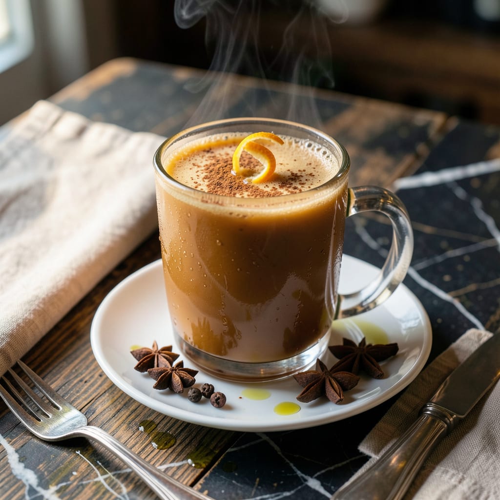 Starbucks Steamed Apple Juice Recipe: Warm Spiced Comfort in a Mug illustration with key details