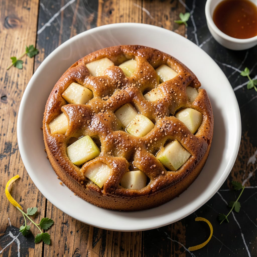 Steam Apple Cake Recipe: Moist and Spiced Warmth in Every Slice detailed visual guide