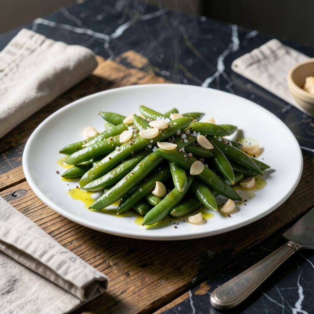 Steam Beans Recipe: Bright Crisp Tender Green Goodness illustration with key details