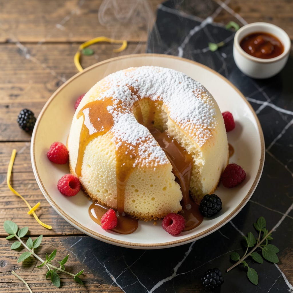 Steam Cake Recipe: Pillowy Soft With Vanilla Aroma example with annotations