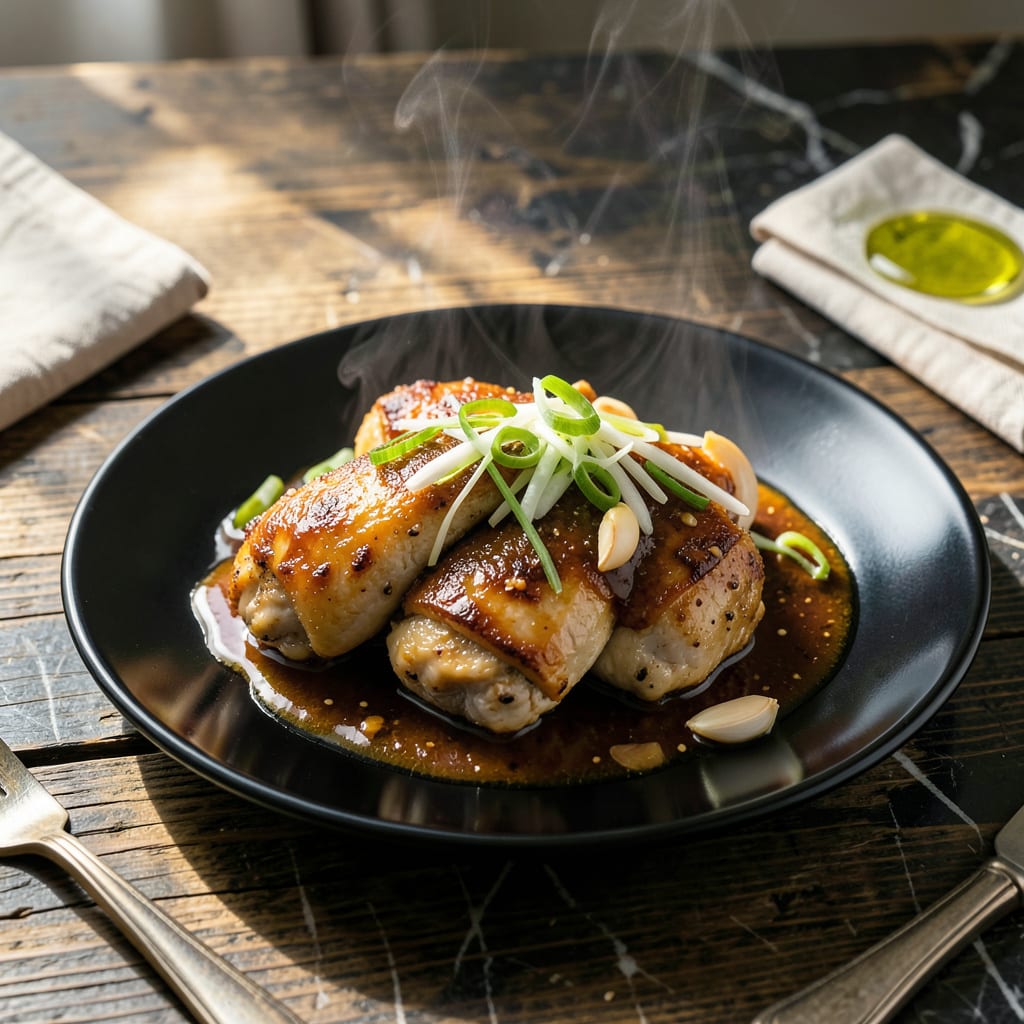 Steam Chicken Sauce Recipe: Savory Cantonese Style Drizzle example with annotations