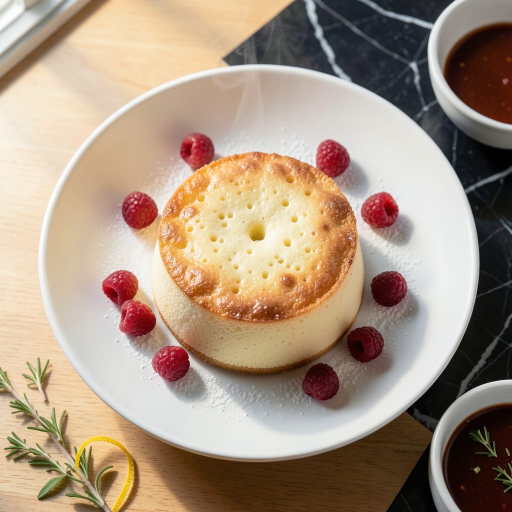 Steam Egg Sponge Cake Recipe: Light and Airy Cloud Like Texture illustration with key details