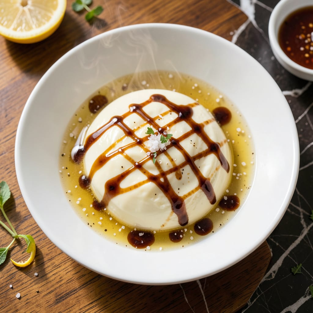 Complete steam egg with milk recipe overview image