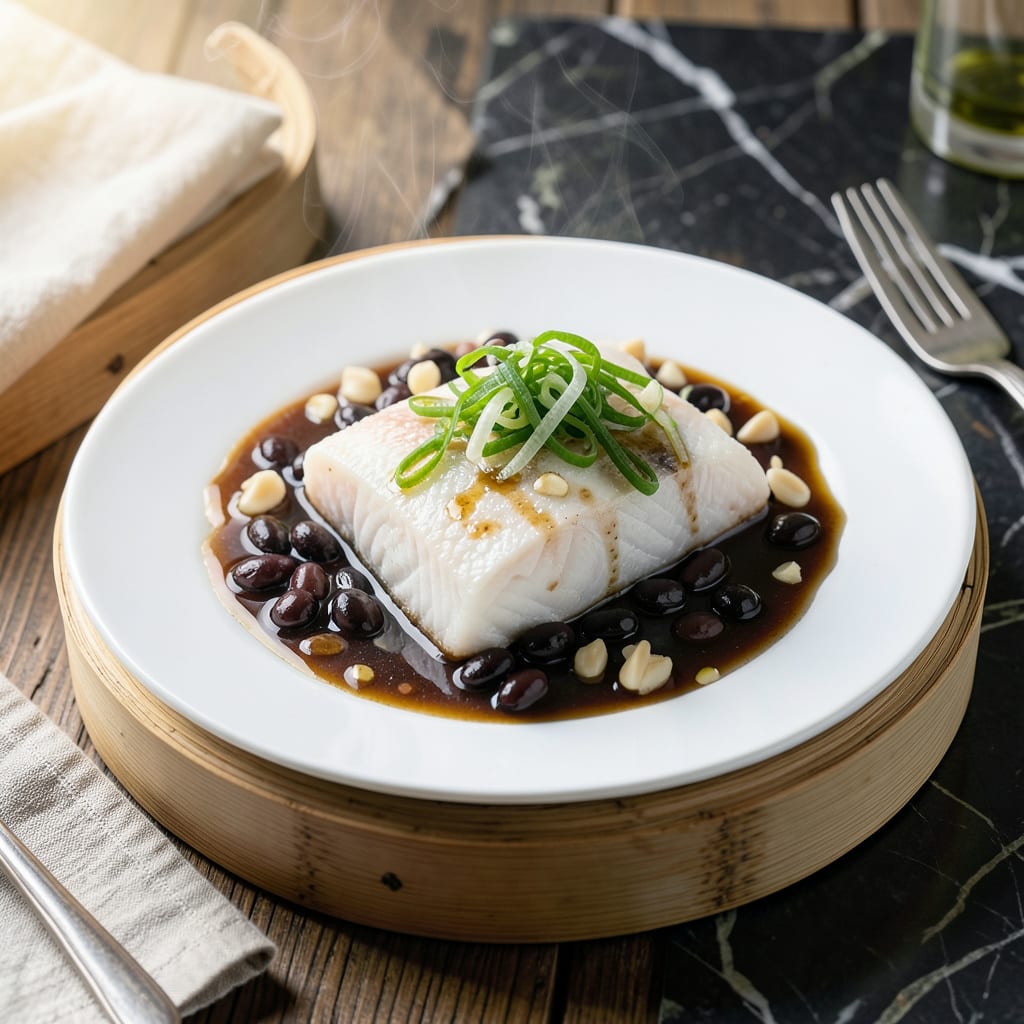 Steam Fish Black Bean Sauce Recipe: Homestyle Cantonese Classics example with annotations