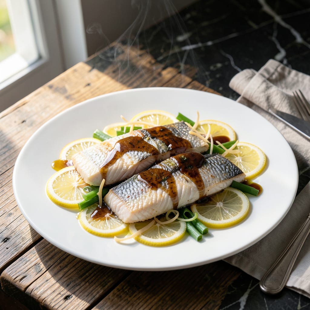 Steam Red Snapper Recipe: Light and Flaky With Lemon Ginger Aroma example with annotations