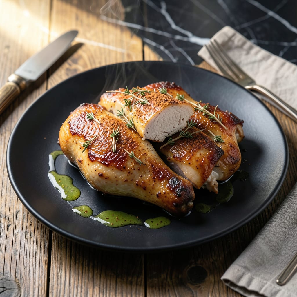 Visual representation of Steam Roast Recipe: Moist Heat and Crisp Finish Combined