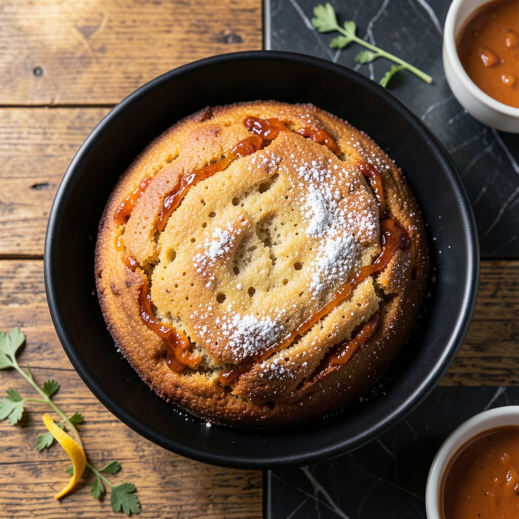 Complete steam sweet potato cake recipe overview image