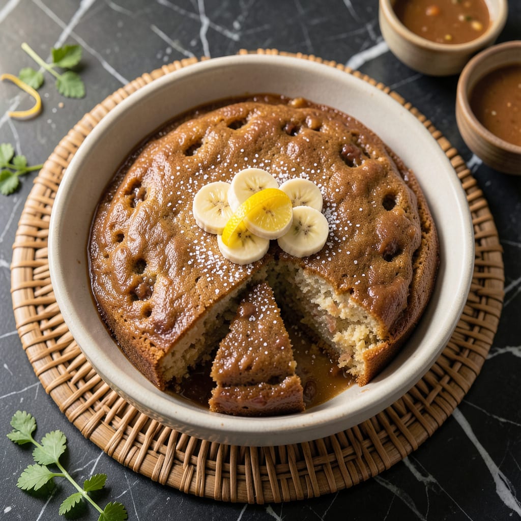 Steamed Banana Cake Filipino Recipe: Pillowy Soft With Caramelized Ripeness illustration with key details