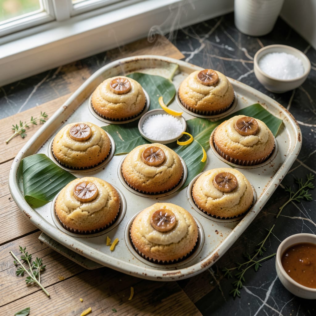 Steamed Banana Cupcake Recipe: Naturally Sweet Muffin Style Treats detailed visual guide