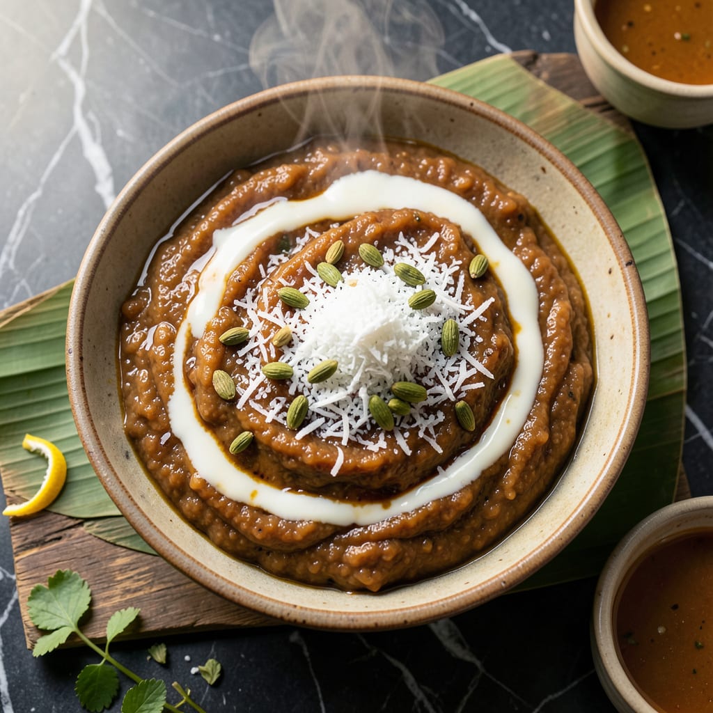 Visual representation of Steamed Banana Kerala Recipe: Sweet Coconut Infused Softness