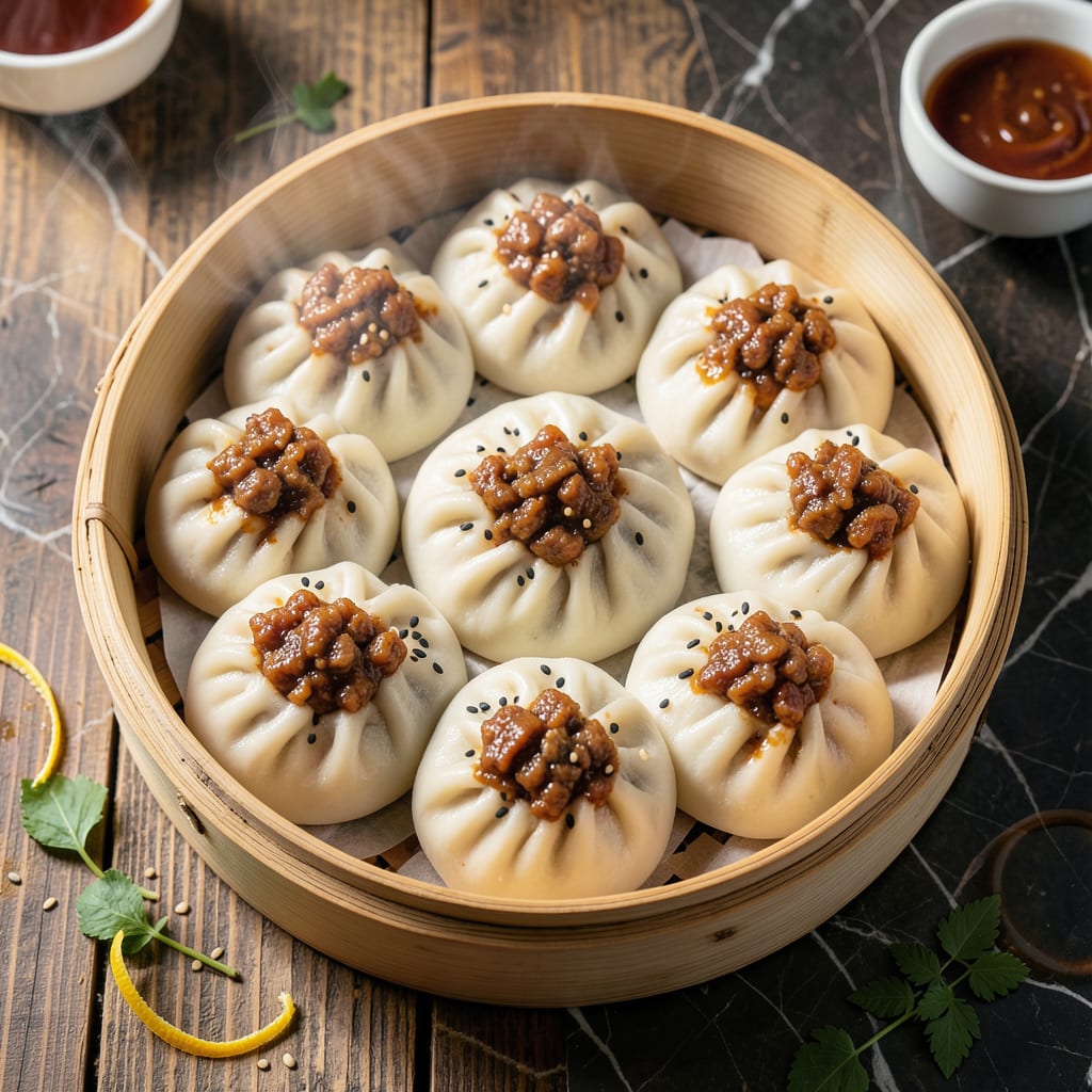 Comprehensive Steamed BBQ Pork Buns Recipe: Fluffy Bao With Sweet Savory Filling visual reference
