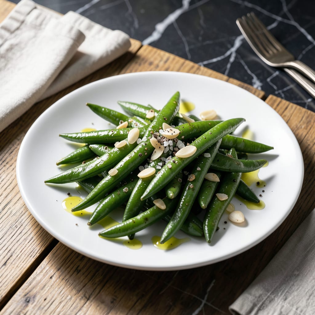 Comprehensive steamed beans recipe visual reference