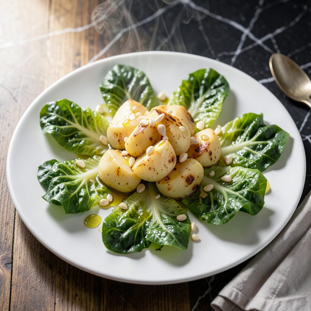 Steamed Cabbage and Potatoes Recipe: Simple Side with Rustic Charm example with annotations