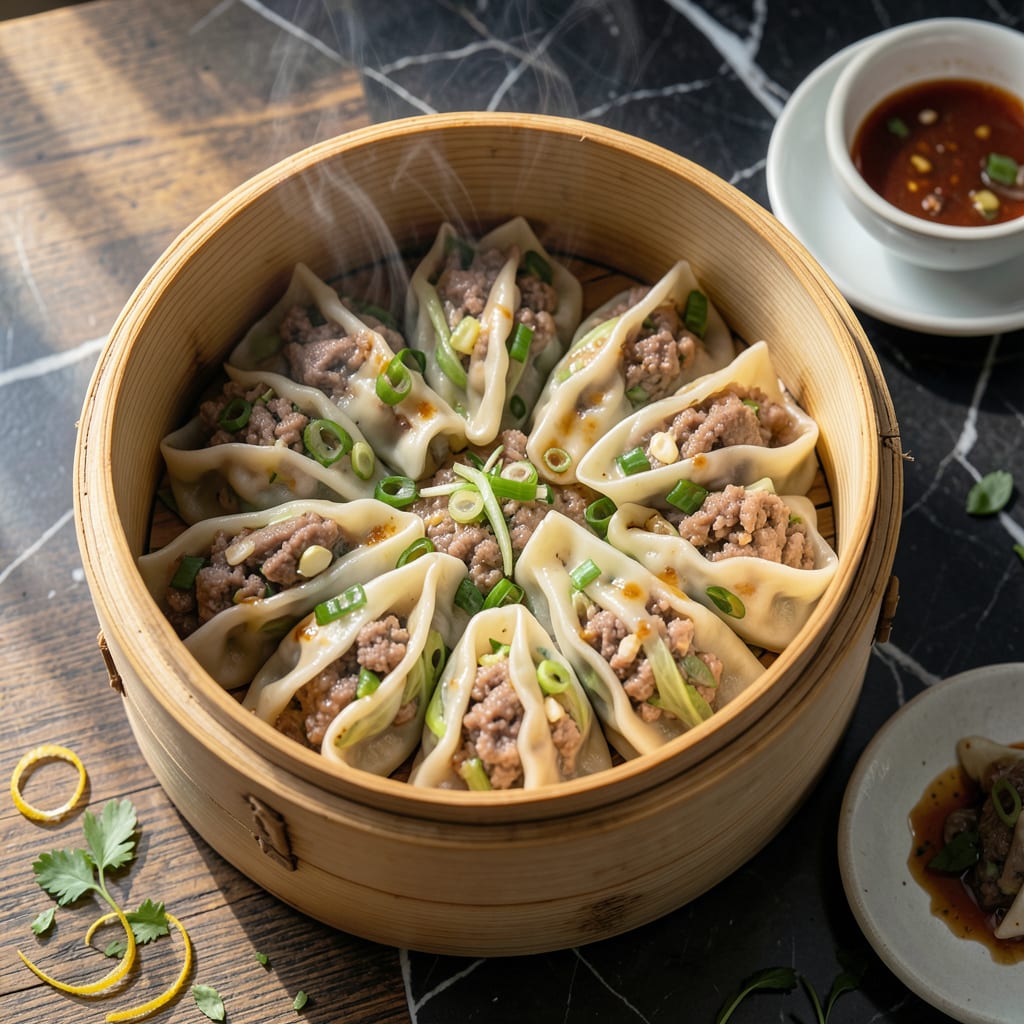 Steamed Dumplings Recipe: Traditional Folding for Perfect Pleats detailed visual guide
