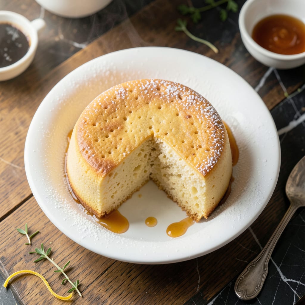 Steamed Egg Sponge Cake Recipe: Pillowy Cloud Texture From Your Steamer example with annotations