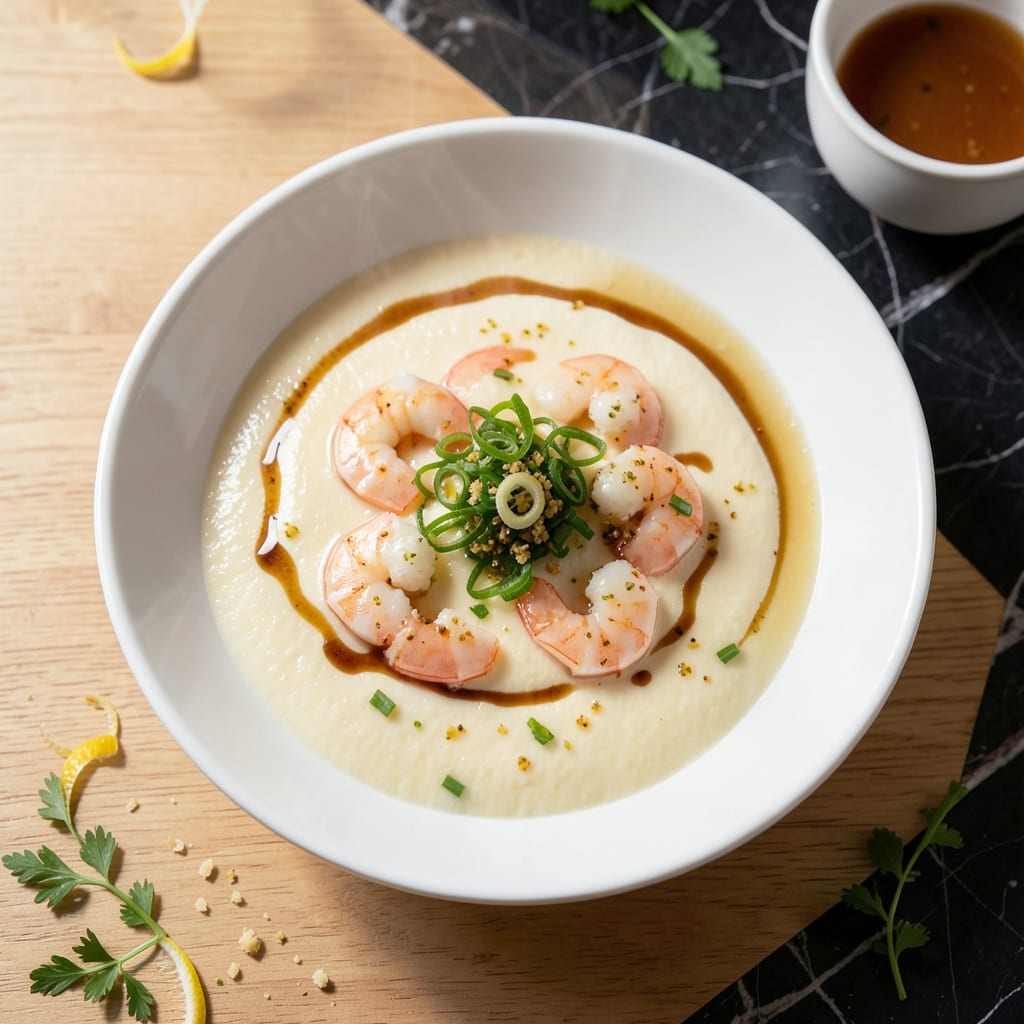 Steamed Egg With Shrimp Recipe: Silk Smooth Custard With Plump Prawns detailed visual guide