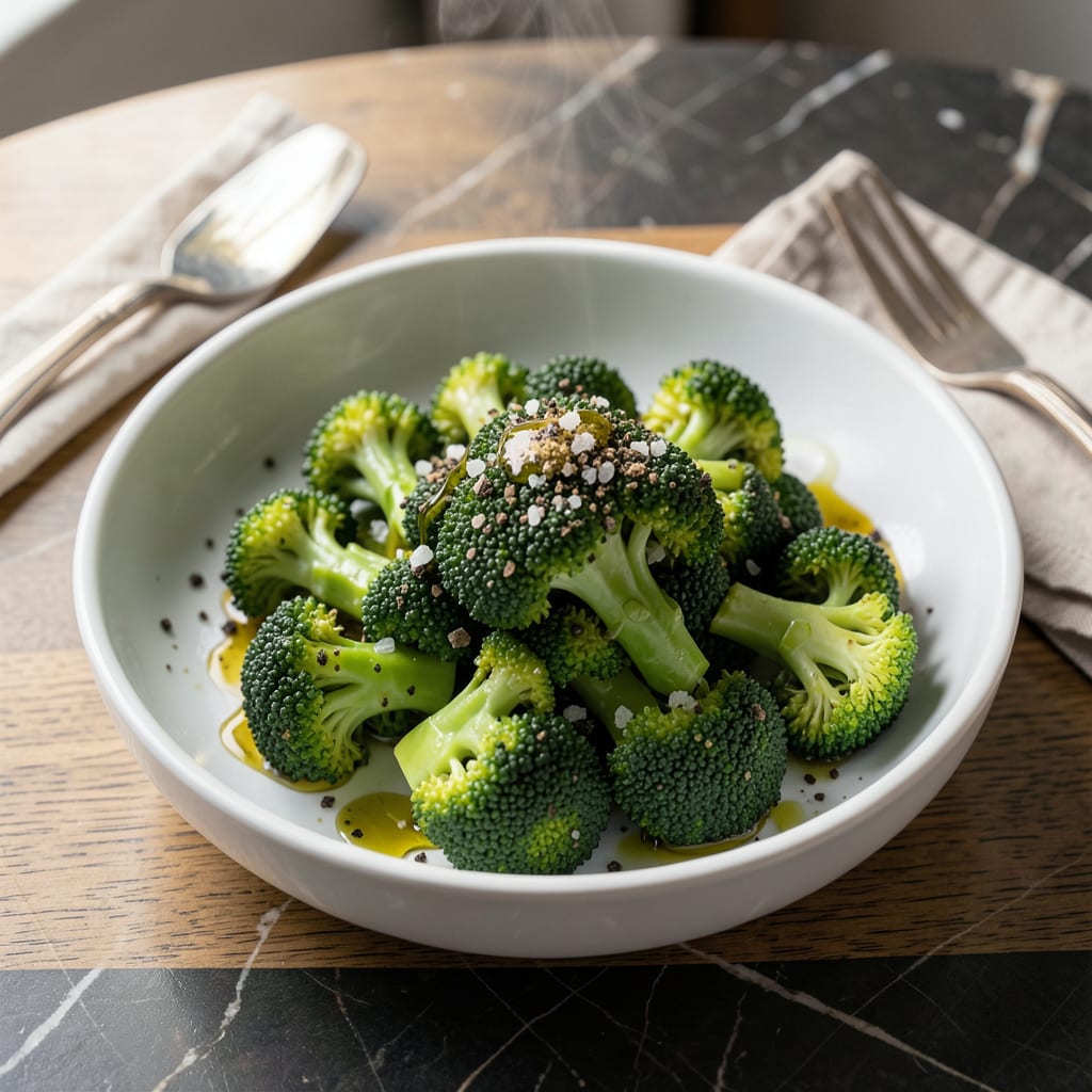 Steamed Frozen Broccoli Recipe: Bright and Crisp in Minutes illustration with key details