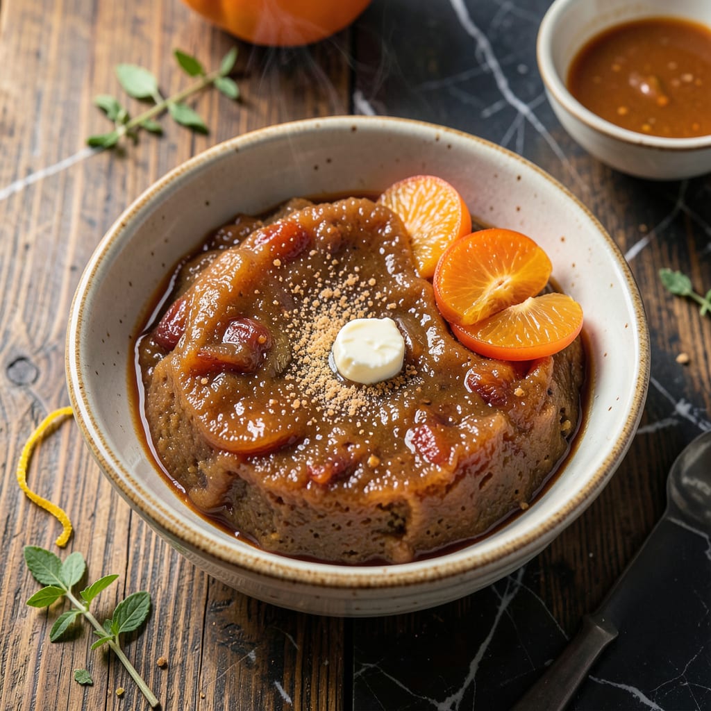 Steamed Persimmon Pudding Recipe: Old Fashioned Spiced Moistness detailed visual guide