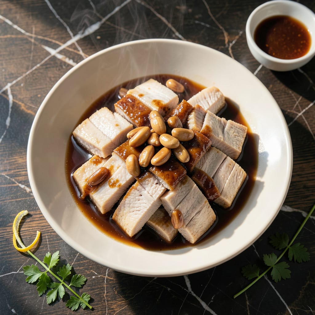 Steamed Pork Ribs With Garlic Chinese Recipe: White Wine and Garlic Infused detailed visual guide