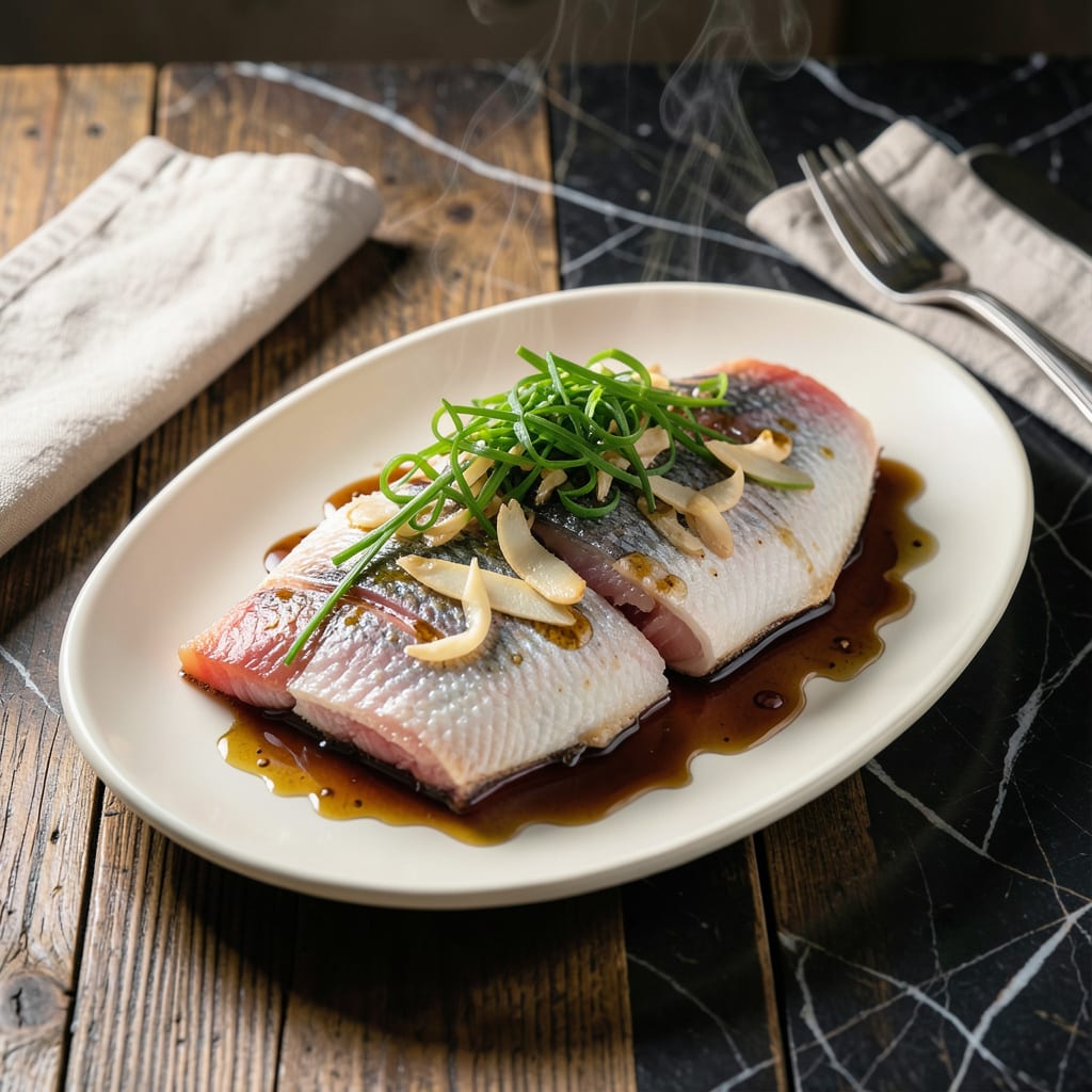 Comprehensive Steamed Red Snapper Recipe: Cantonese Style Silky Tenderness visual reference