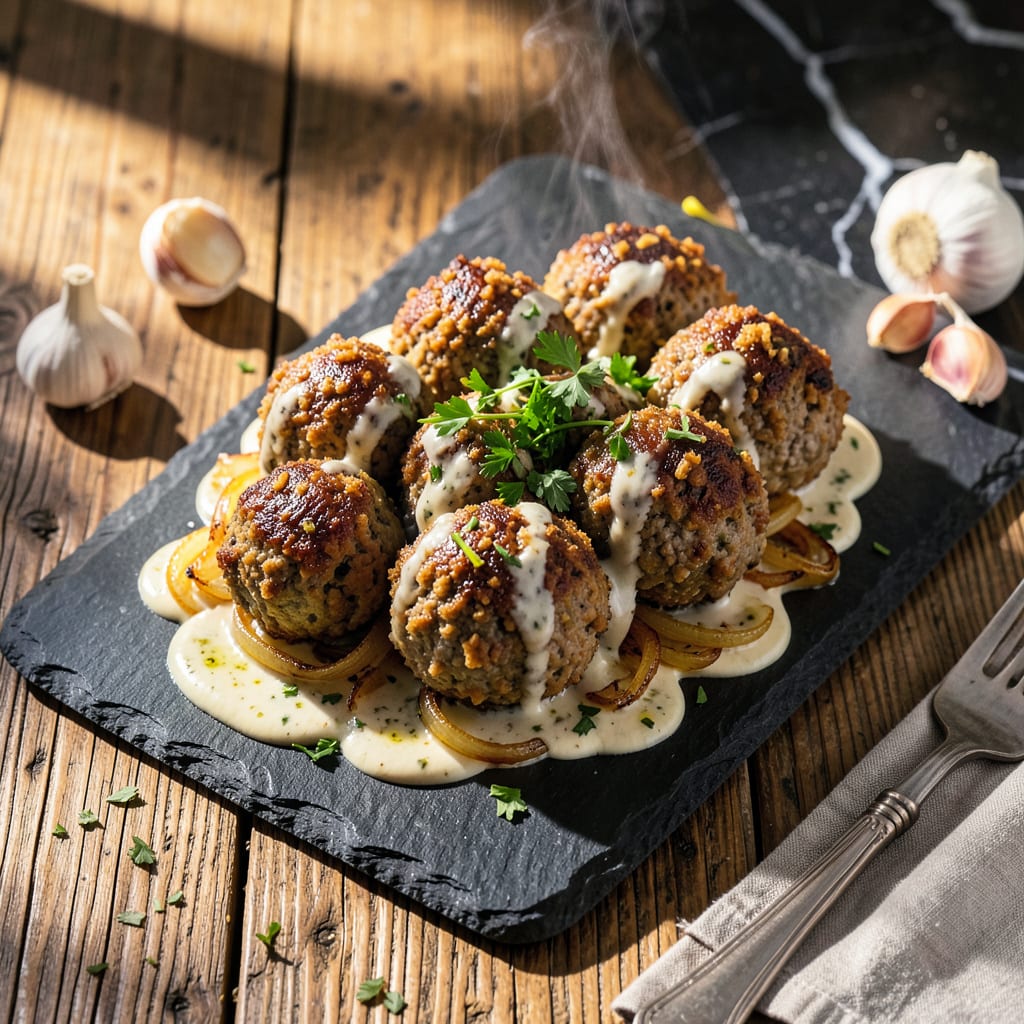 Visual representation of Stove Top Stuffing Meatballs Recipe: Juicy Bites With Savory Crunch