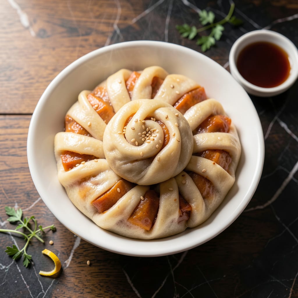Sweet Potato Steamed Bun Recipe: Pillowy Soft With Sweet Swirls detailed visual guide