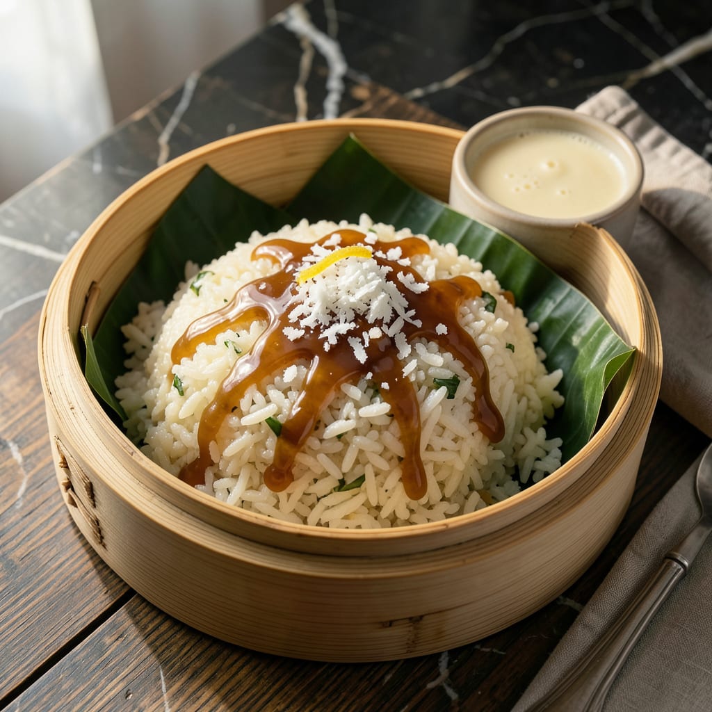 Visual representation of Sweet Rice Recipe: Creamy Coconut Infused Dessert in 30 Minutes