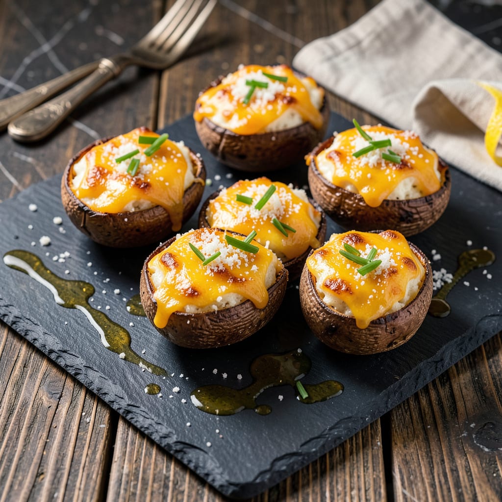 Visual representation of Tater Shots Recipe: Crispy Bites Loaded With Cheesy Goodness