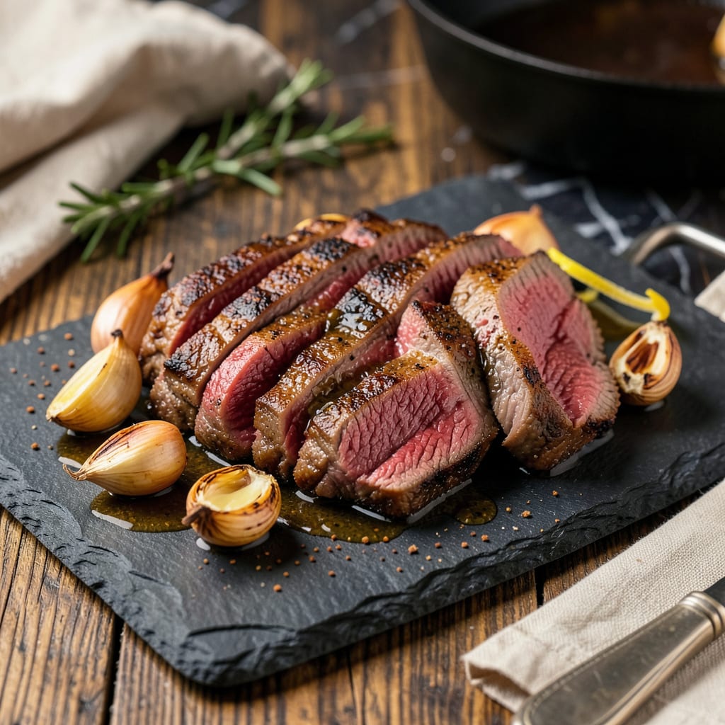 Tender Skirt Steak Recipe: Juicy, Charred Perfection in Minutes illustration with key details
