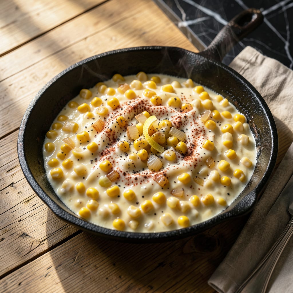Terry Black's Creamed Corn Recipe: Smoky BBQ Pit Sweetness in Every Bite example with annotations