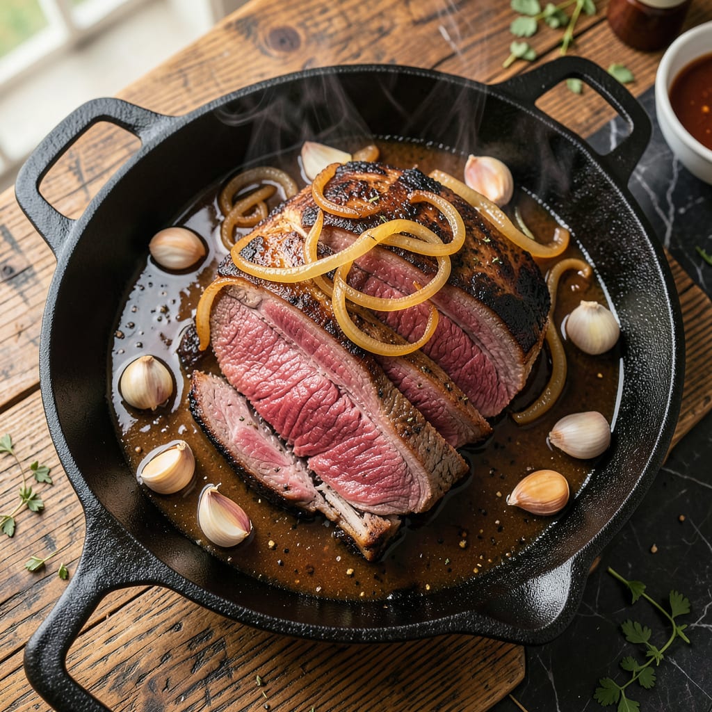 Texas Roadhouse Prime Rib Au Jus Recipe: Juicy Steak With Rich, Savory Dipping Sauce example with annotations