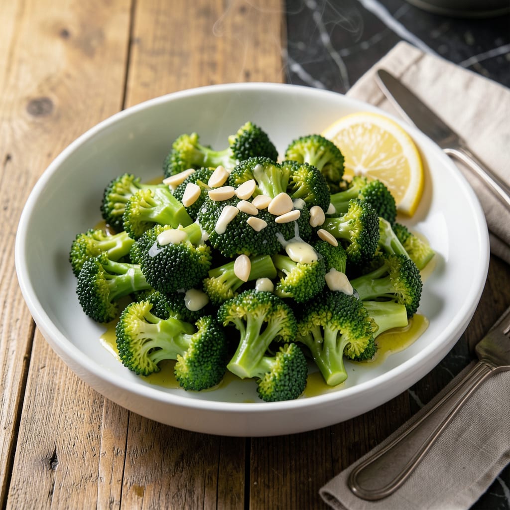 Complete Texas Roadhouse Steamed Broccoli Recipe: Garlic Butter Infused Florets overview image