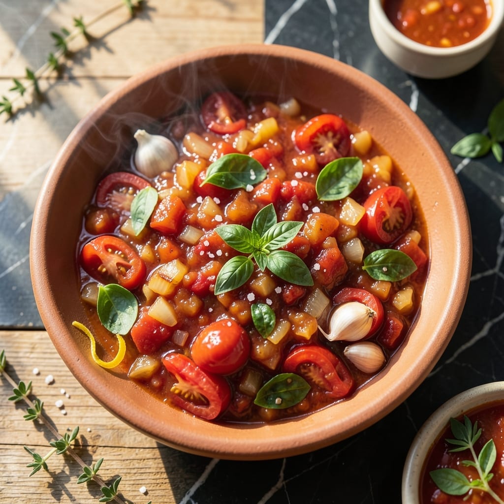 Tomato Sauce Recipe With Fresh Tomatoes: Bright and Rustic Homemade Flavor