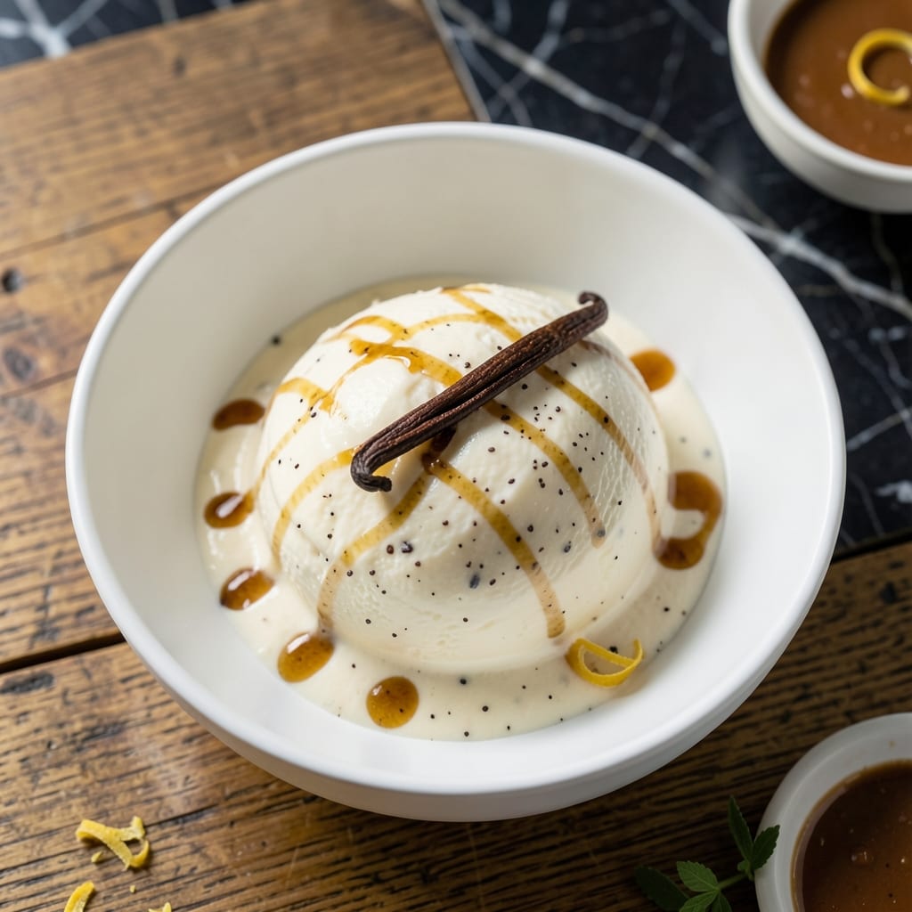 Vanilla Bean Ice Cream Recipe Cuisinart: Small Batch Creamy Luxury example with annotations