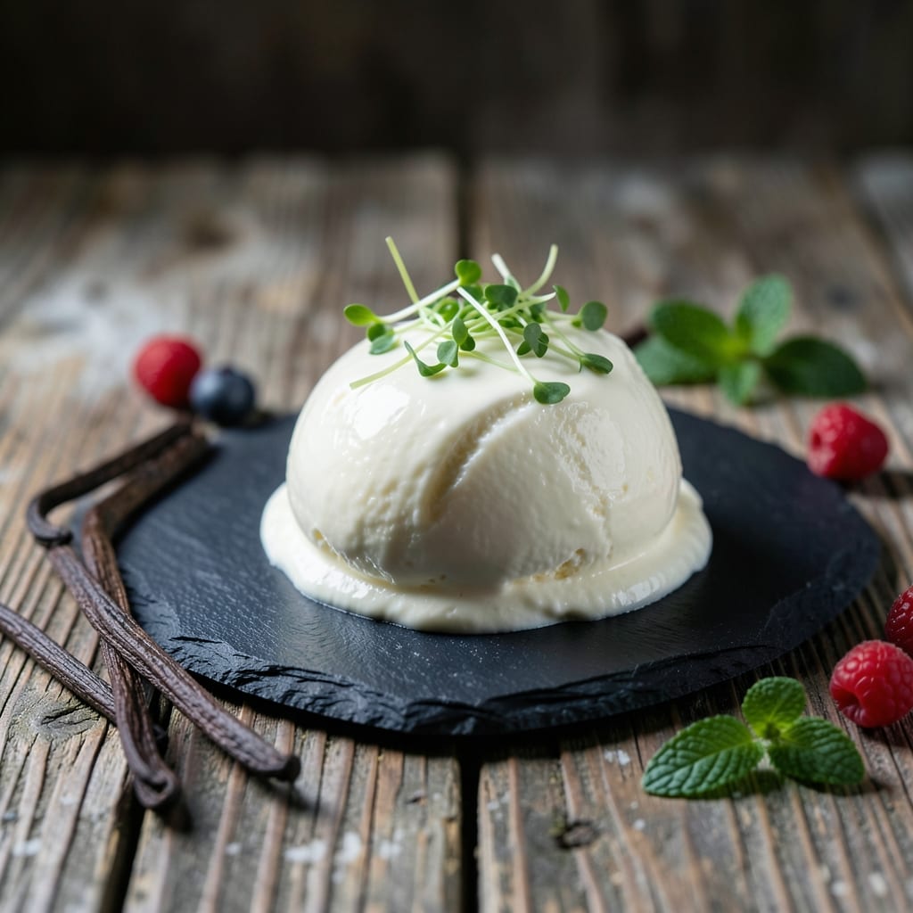 Comprehensive vanilla ice cream recipe for ice cream maker visual reference