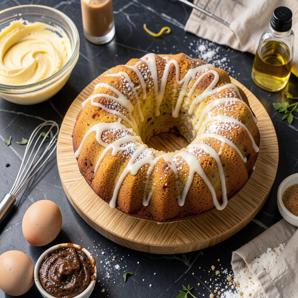 Complete vanilla nothing bundt cake recipe overview image
