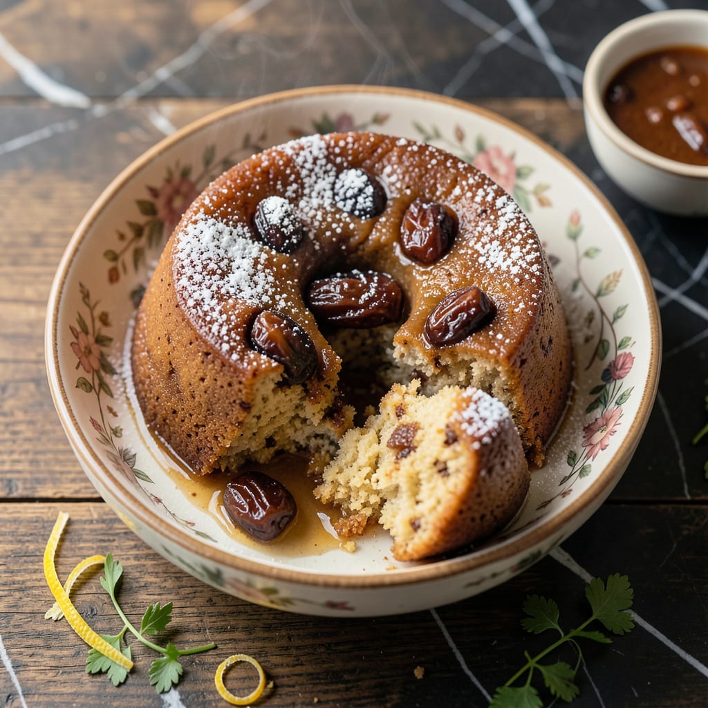 Comprehensive Vegan Steamed Pudding Recipe: Moist Spiced Cake With Date Sweetness visual reference