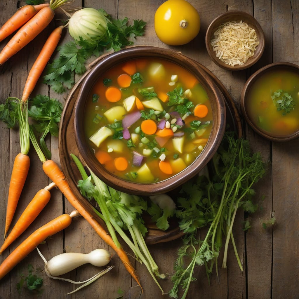 Comprehensive Vegetable Soup Recipe No Tomato: Hearty Comfort in a Bowl visual reference