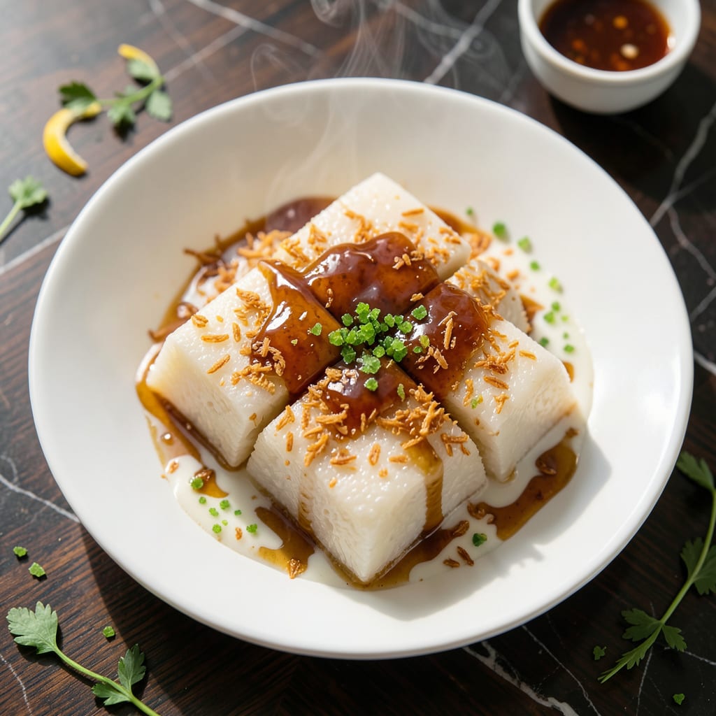Comprehensive Vietnamese Steamed Rice Cake Recipe: Banh Bo Nuong Coconut Delight visual reference
