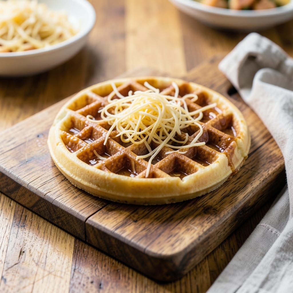 waffle recipe with pancake mix example with annotations