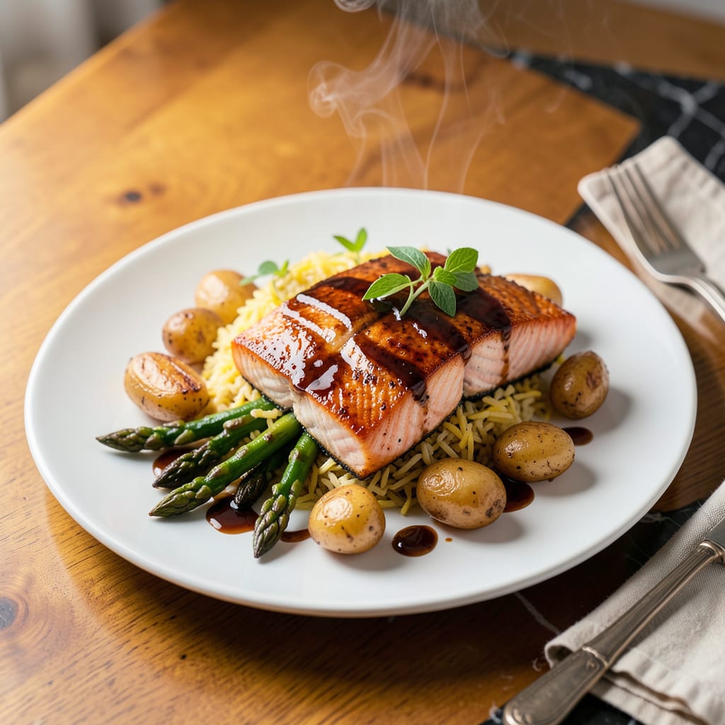 Comprehensive Whiskey Glazed Salmon Yard House Recipe: Restaurant Style Sweet and Smoky Fish visual reference