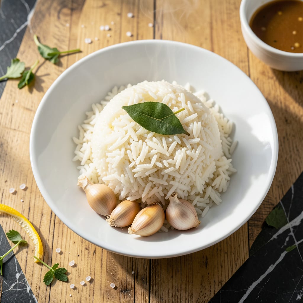 white rice steamer recipe detailed visual guide