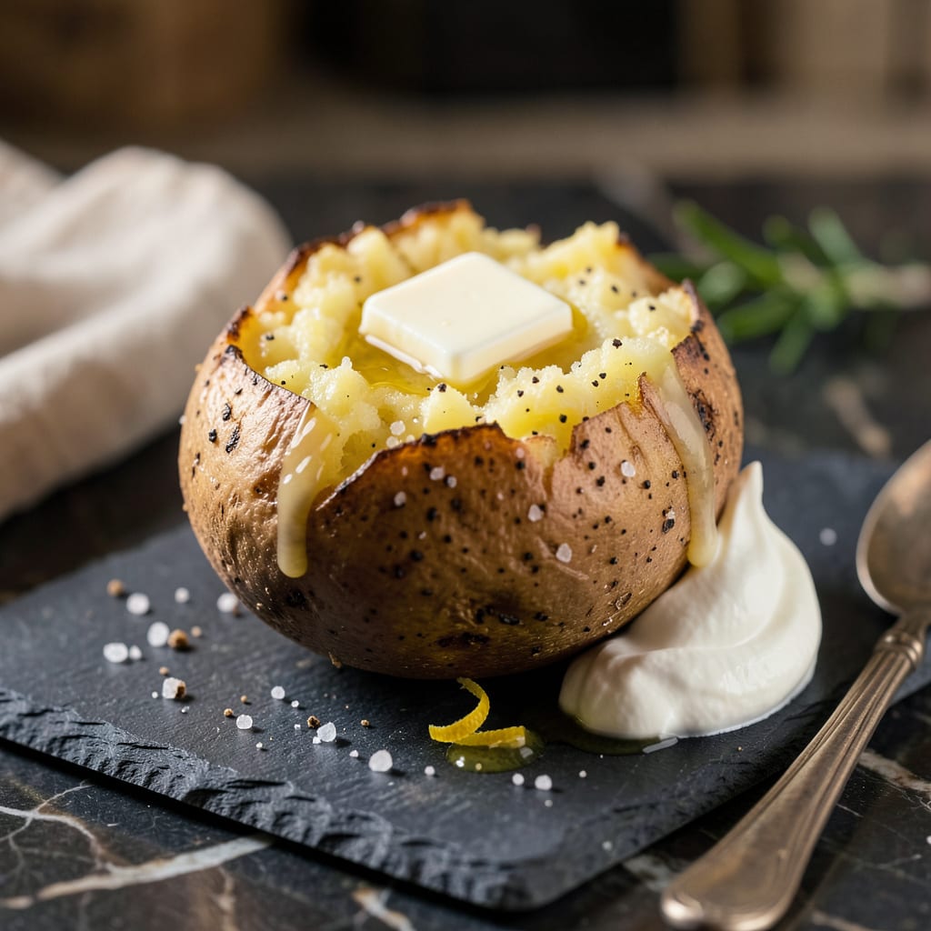 Yukon Gold Baked Potatoes Recipe: Crispy Skins and Fluffy Centers detailed visual guide
